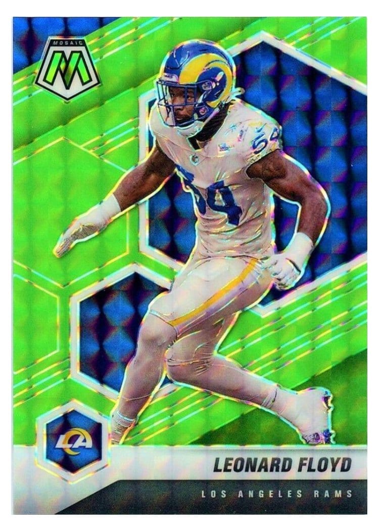 2021 Panini Mosaic Base Set Leonard Floyd #121 card