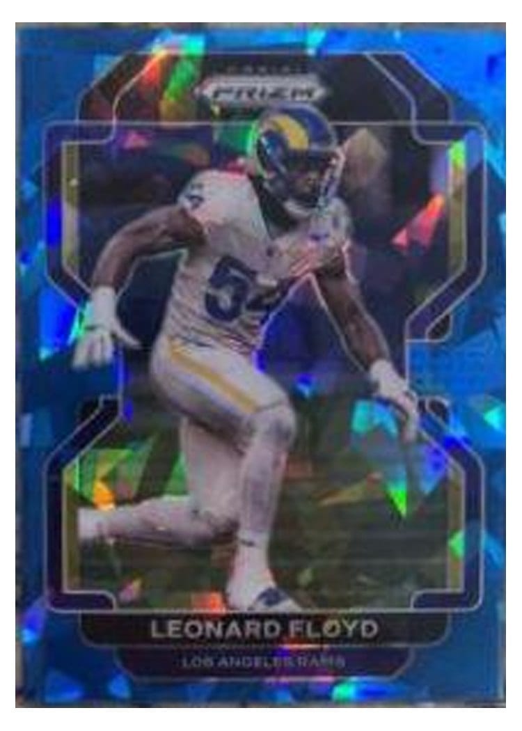 2021 Panini Prizm Base Set Leonard Floyd #70 card