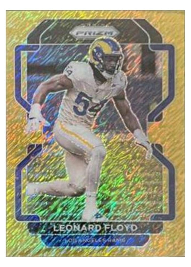 2021 Panini Prizm Base Set Leonard Floyd #70 card