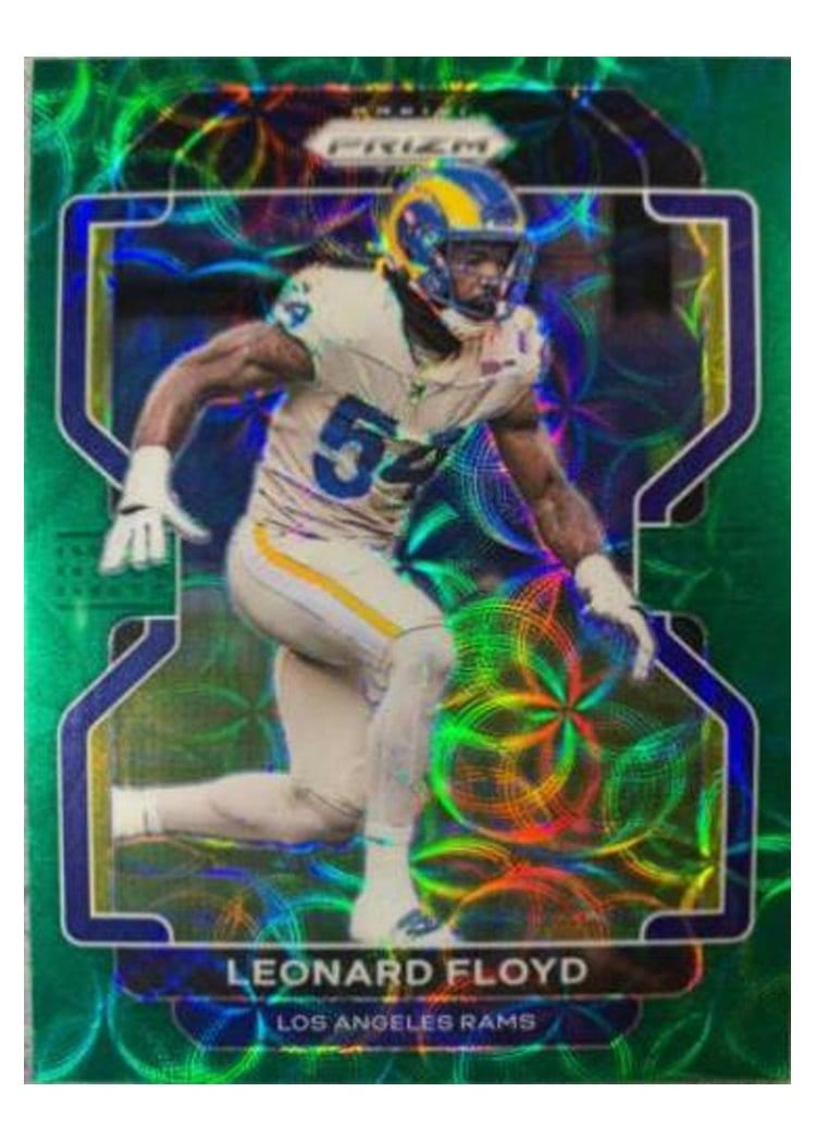 2021 Panini Prizm Base Set Leonard Floyd #70 card