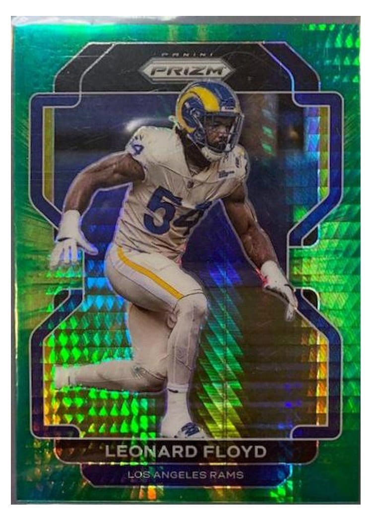 2021 Panini Prizm Base Set Leonard Floyd #70 card