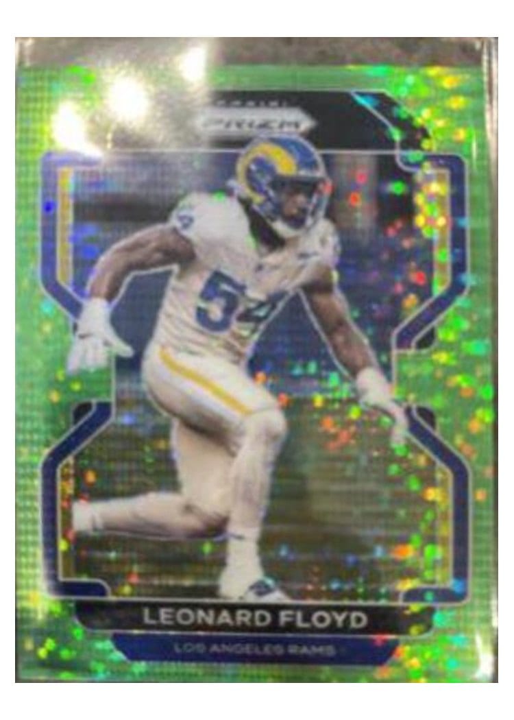2021 Panini Prizm Base Set Leonard Floyd #70 card