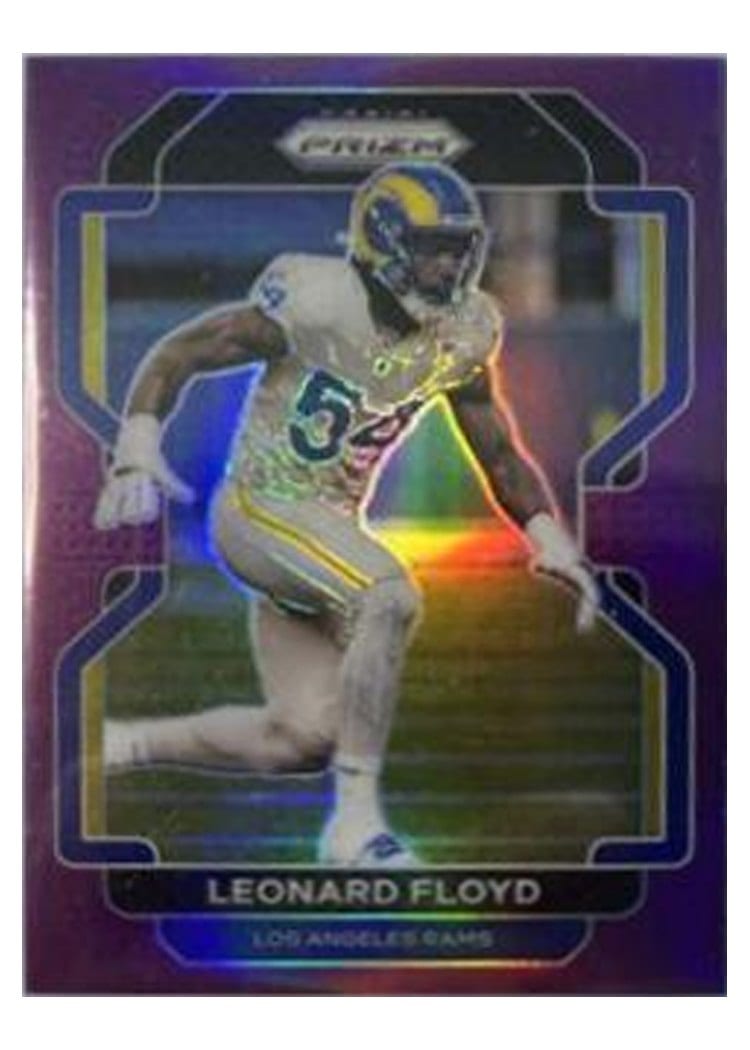 2021 Panini Prizm Base Set Leonard Floyd #70 card
