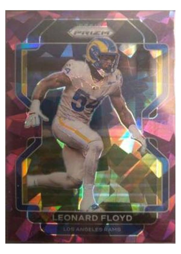 2021 Panini Prizm Base Set Leonard Floyd #70 card