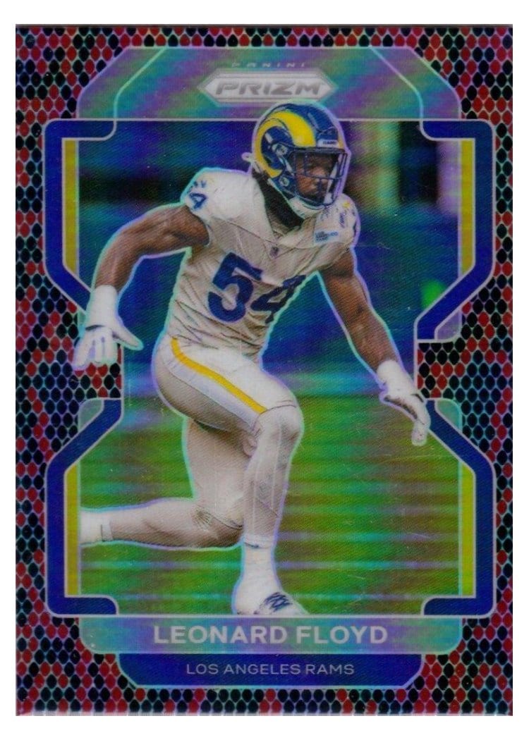 2021 Panini Prizm Base Set Leonard Floyd #70 card