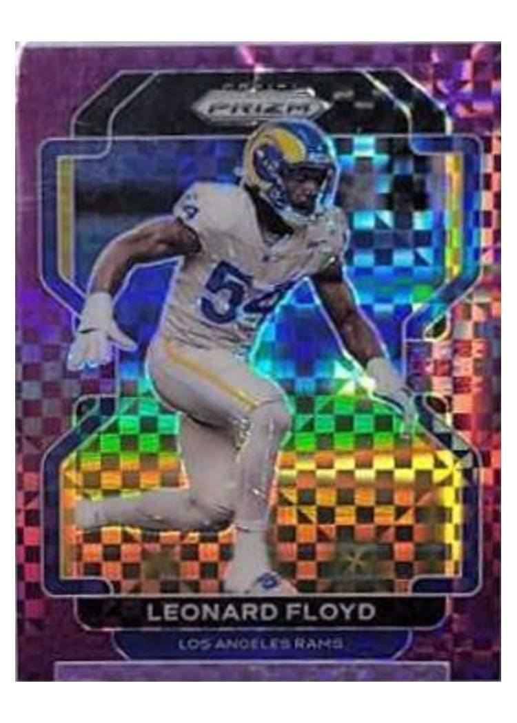 2021 Panini Prizm Base Set Leonard Floyd #70 card