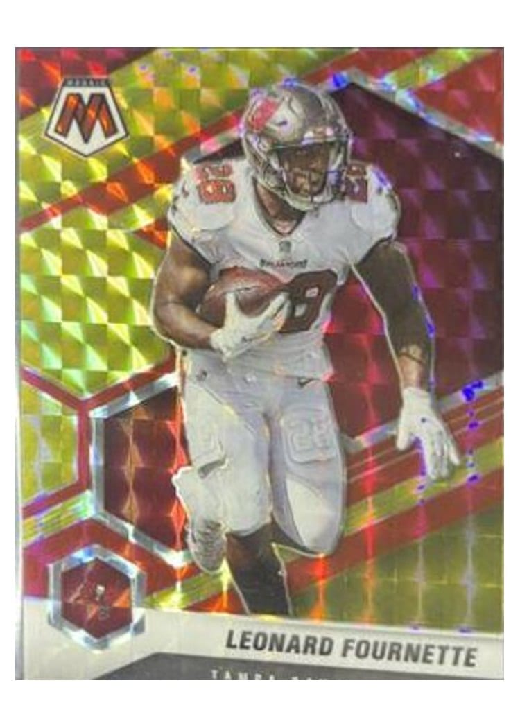 2021 Panini Mosaic Base Set Leonard Fournette #187 card