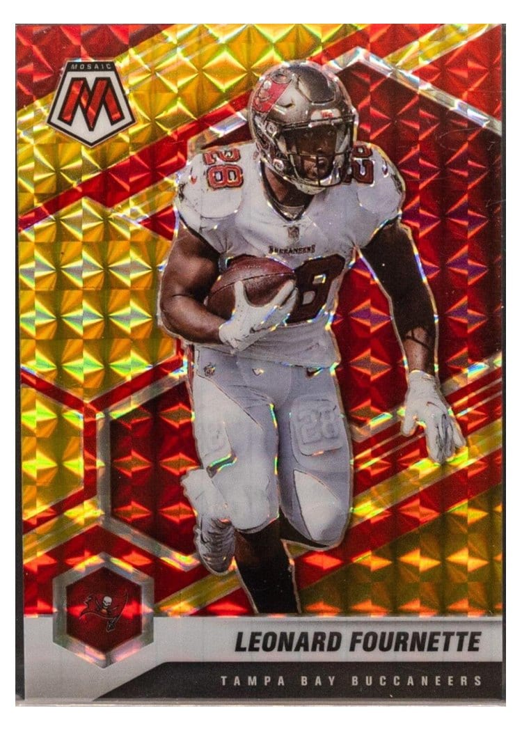 2021 Panini Mosaic Base Set Leonard Fournette #187 card