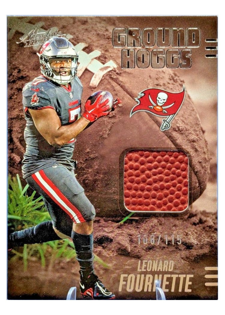 2025 Panini Absolute Ground Hoggs Materials Leonard Fournette #GHM-LFO card