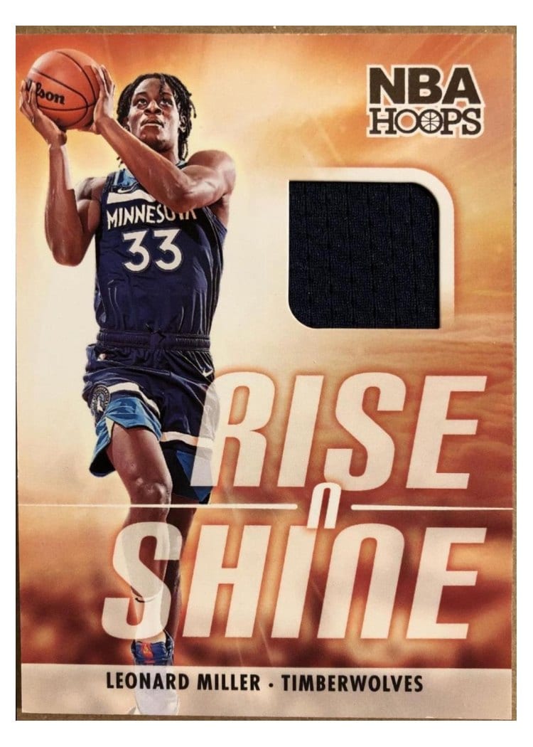 2023-24 Hoops Rise n Shine Leonard Miller #RS-LEO card