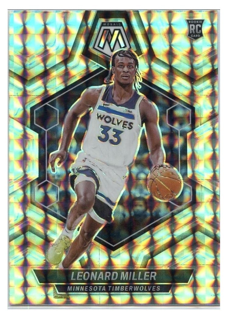 2023-24 Panini Mosaic Base Set Leonard Miller #213 card
