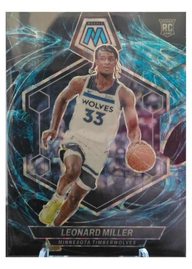 2023-24 Panini Mosaic Base Set Leonard Miller #213 card