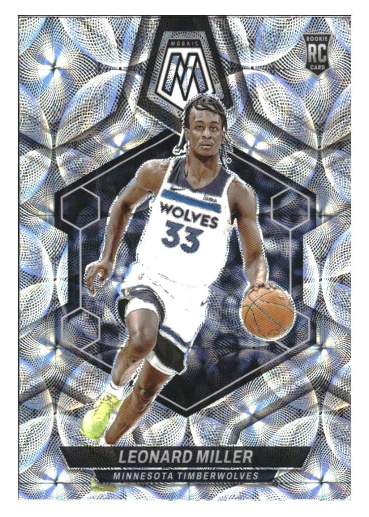2023-24 Panini Mosaic Base Set Leonard Miller #213 card