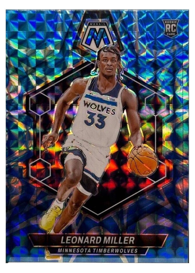 2023-24 Panini Mosaic Base Set Leonard Miller #213 card