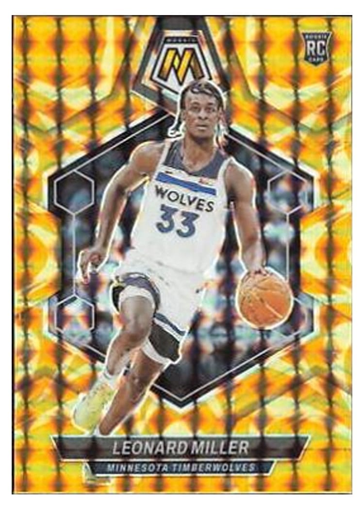 2023-24 Panini Mosaic Base Set Leonard Miller #213 card