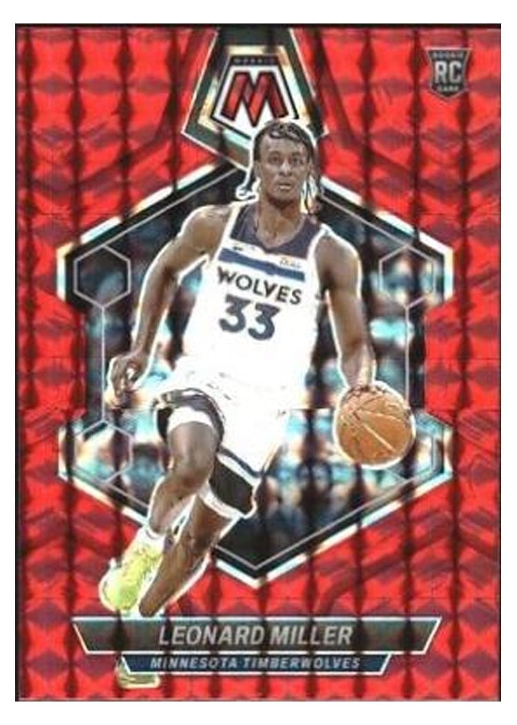2023-24 Panini Mosaic Base Set Leonard Miller #213 card