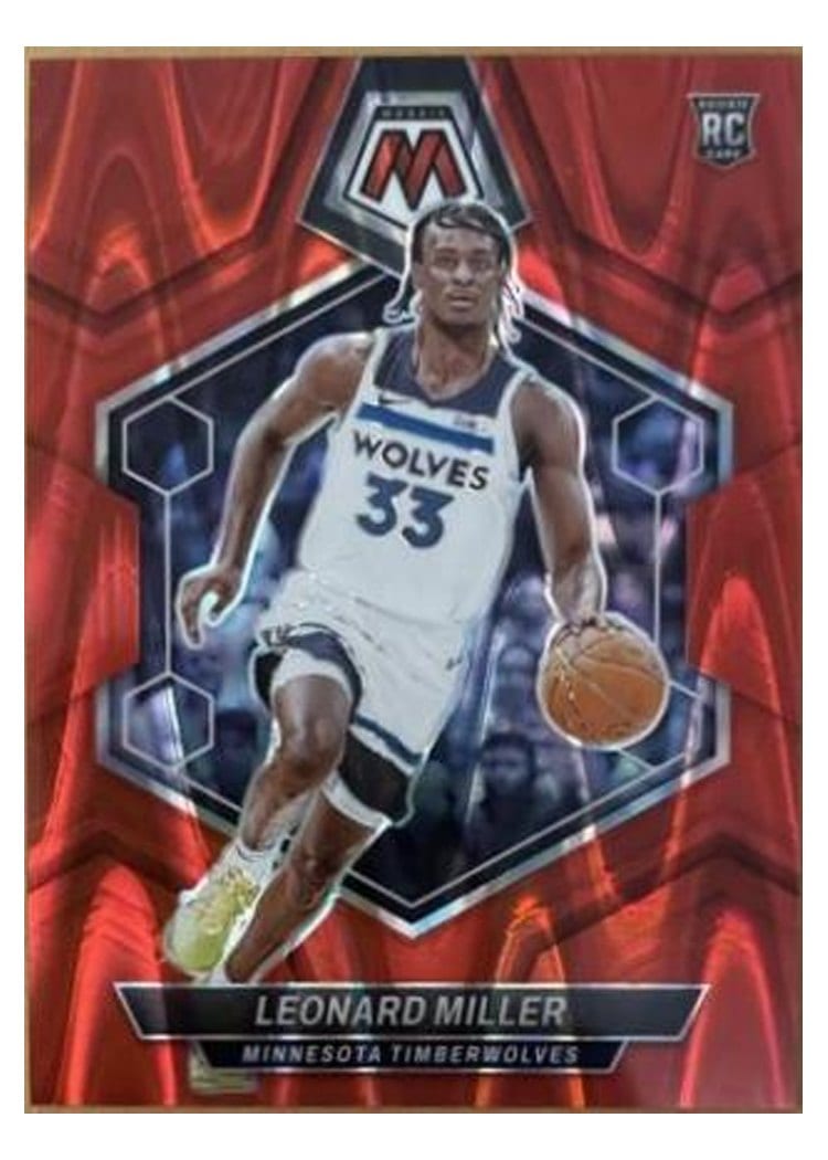 2023-24 Panini Mosaic Base Set Leonard Miller #213 card