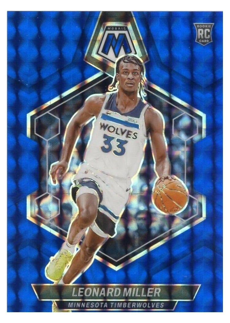 2023-24 Panini Mosaic Base Set Leonard Miller #213 card