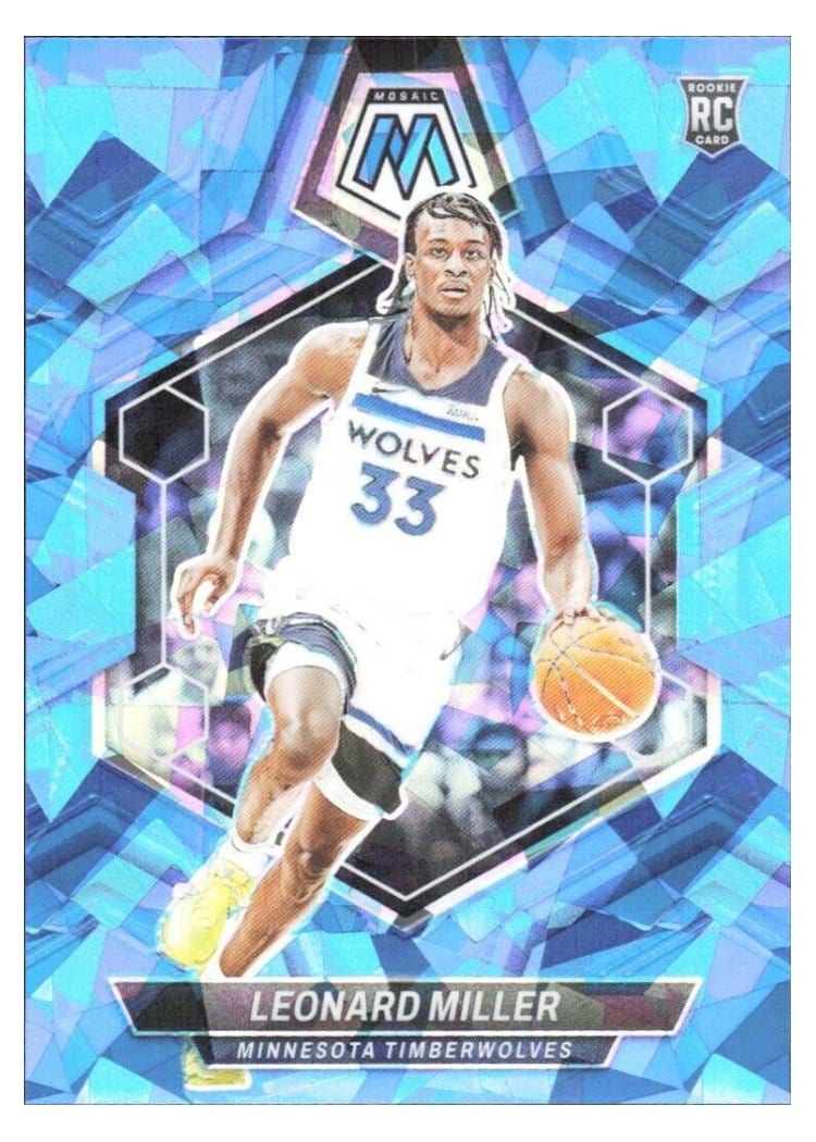 2023-24 Panini Mosaic Base Set Leonard Miller #213 card