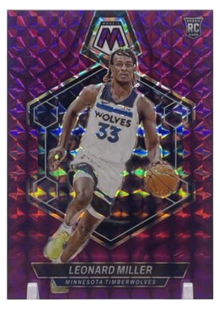 2023-24 Panini Mosaic Base Set Leonard Miller #213 card