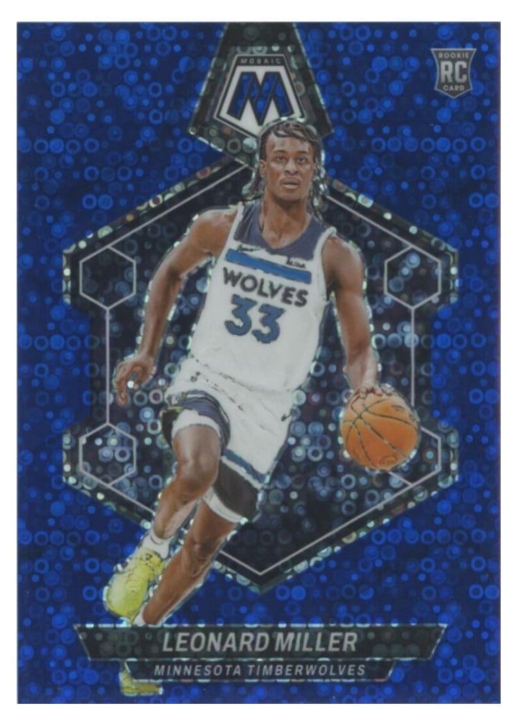 2023-24 Panini Mosaic Base Set Leonard Miller #213 card