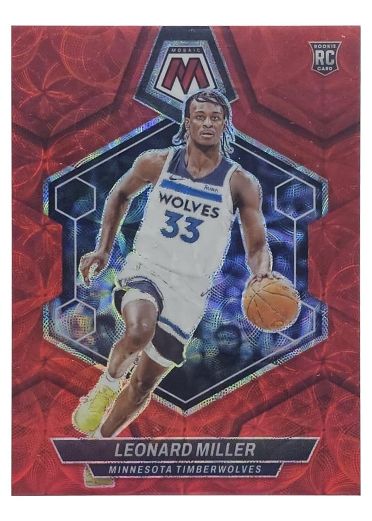 2023-24 Panini Mosaic Base Set Leonard Miller #213 card