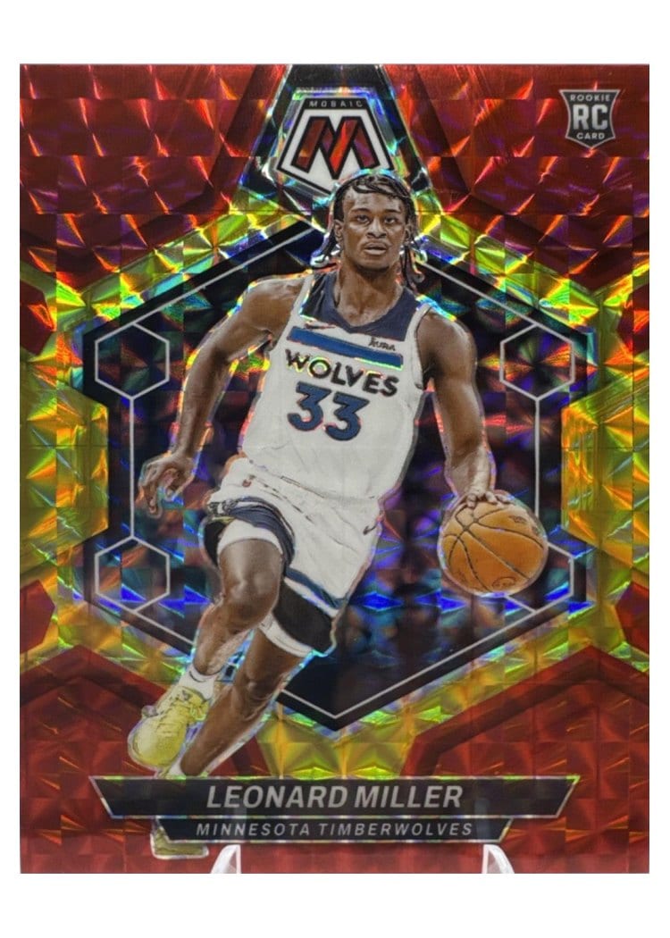 2023-24 Panini Mosaic Base Set Leonard Miller #213 card