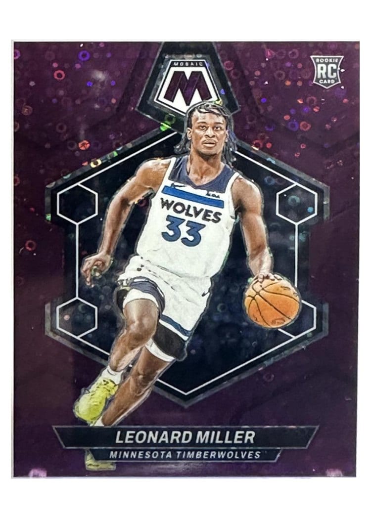 2023-24 Panini Mosaic Base Set Leonard Miller #213 card