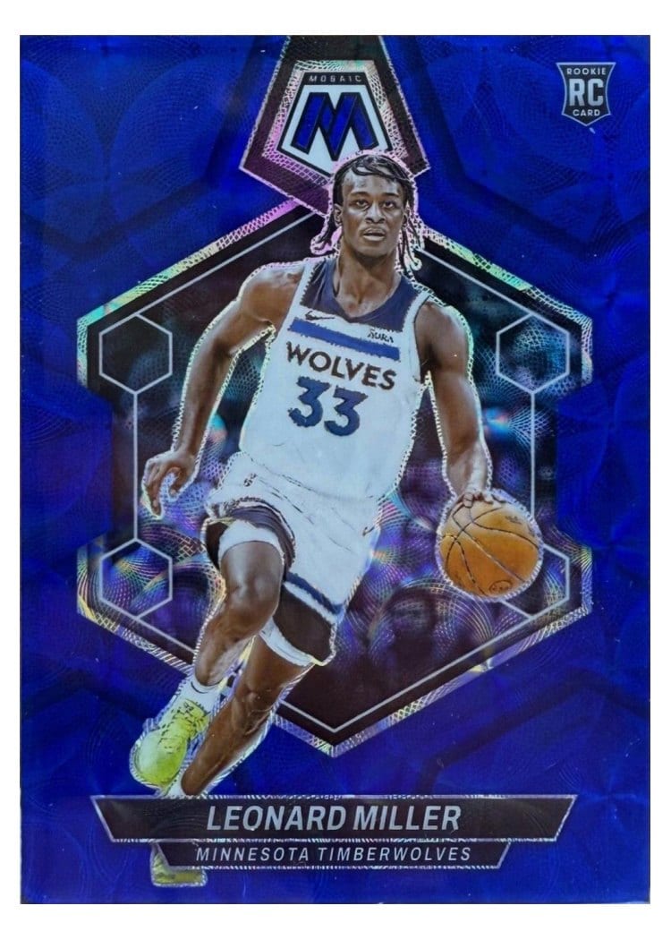 2023-24 Panini Mosaic Base Set Leonard Miller #213 card