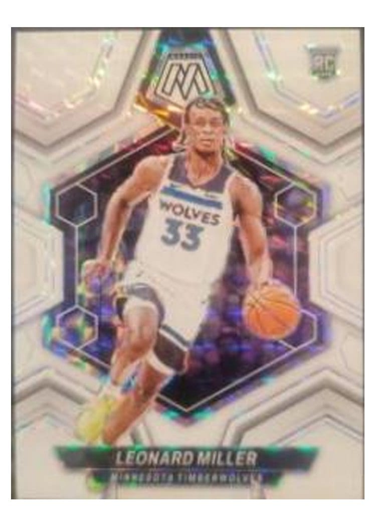 2023-24 Panini Mosaic Base Set Leonard Miller #213 card