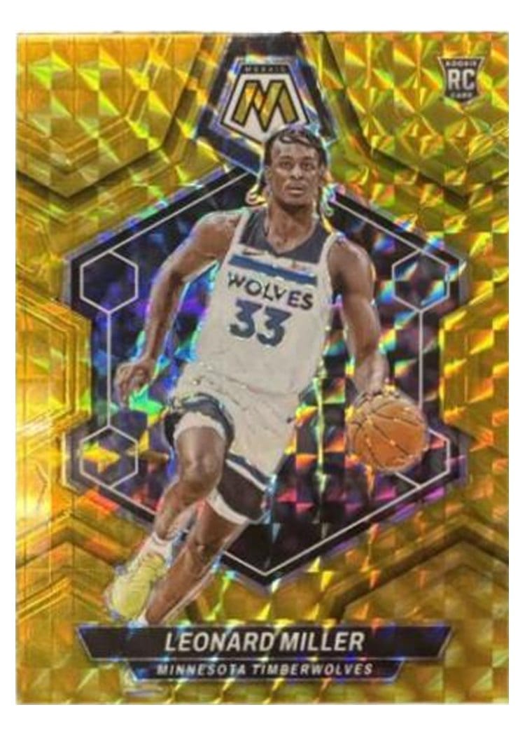 2023-24 Panini Mosaic Base Set Leonard Miller #213 card
