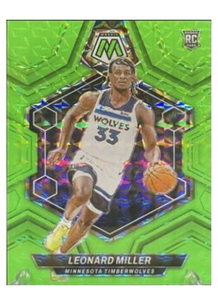 2023-24 Panini Mosaic Base Set Leonard Miller #213 card