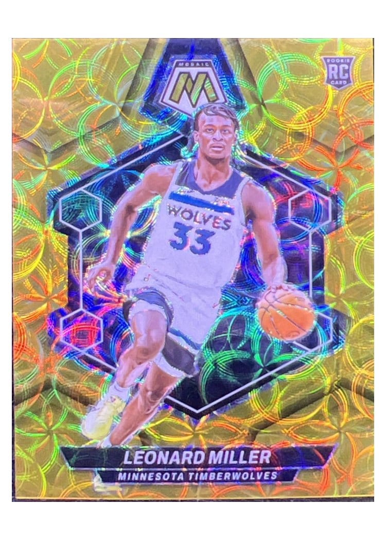 2023-24 Panini Mosaic Base Set Leonard Miller #213 card