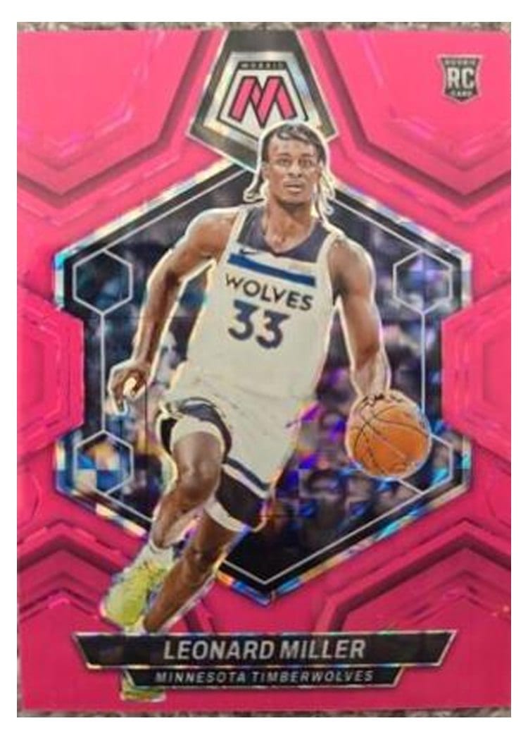 2023-24 Panini Mosaic Base Set Leonard Miller #213 card