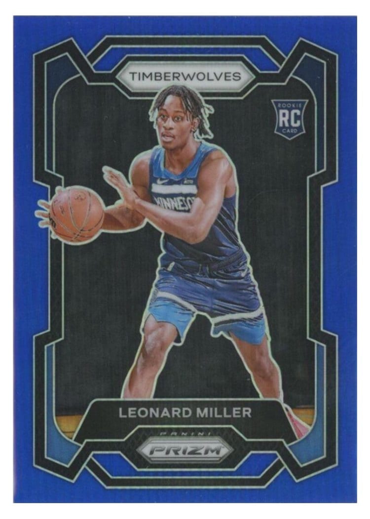 2023-24 Panini Prizm Base Set Leonard Miller #155 card