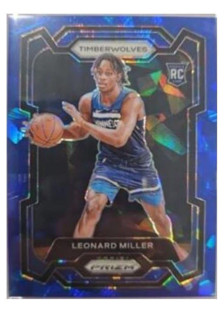 2023-24 Panini Prizm Base Set Leonard Miller #155 card