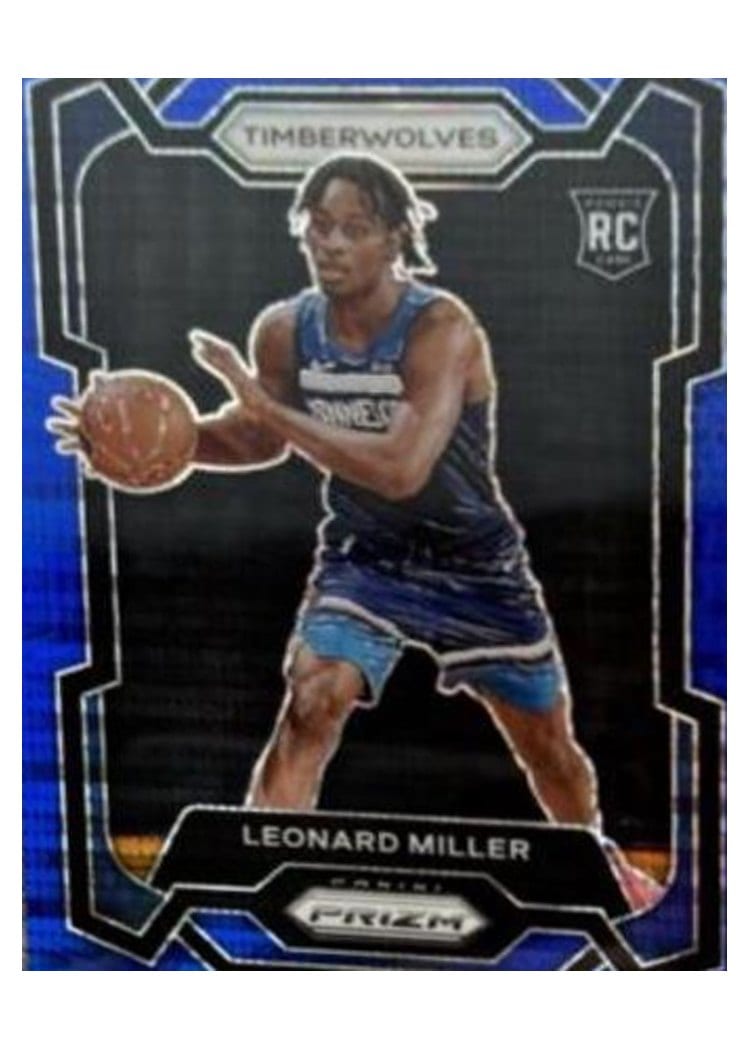 2023-24 Panini Prizm Base Set Leonard Miller #155 card