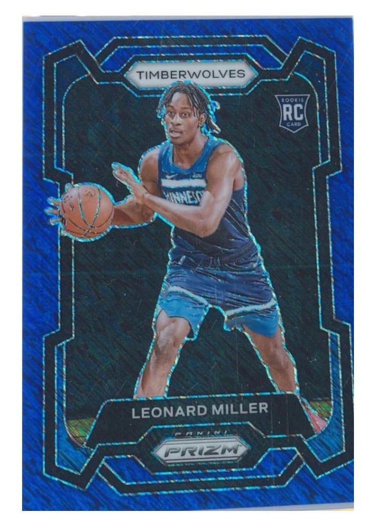 2023-24 Panini Prizm Base Set Leonard Miller #155 card