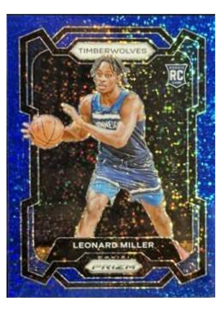 2023-24 Panini Prizm Base Set Leonard Miller #155 card