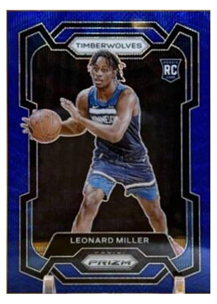 2023-24 Panini Prizm Base Set Leonard Miller #155 card