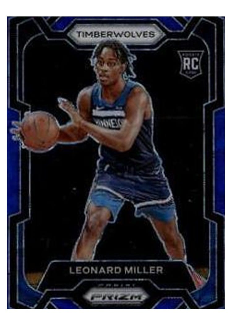 2023-24 Panini Prizm Base Set Leonard Miller #155 card