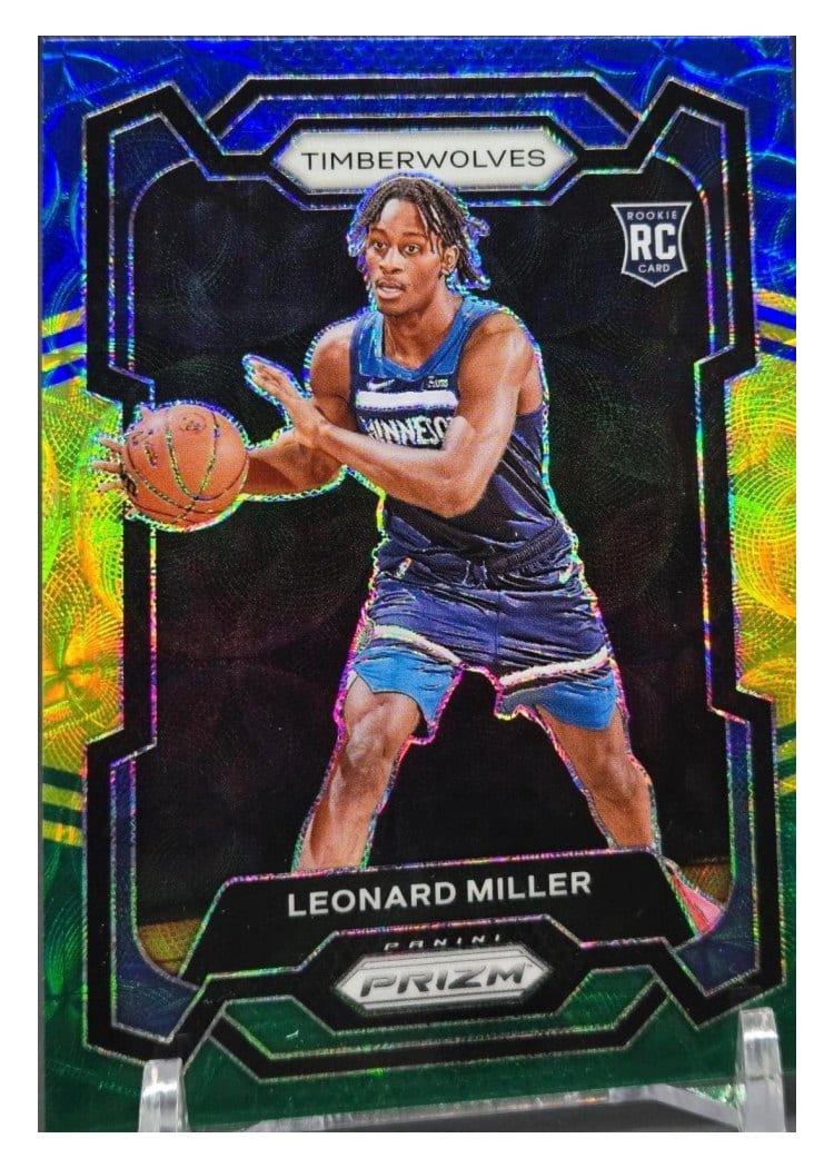 2023-24 Panini Prizm Base Set Leonard Miller #155 card