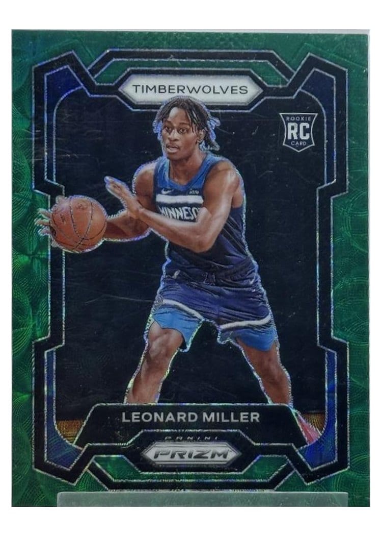 2023-24 Panini Prizm Base Set Leonard Miller #155 card