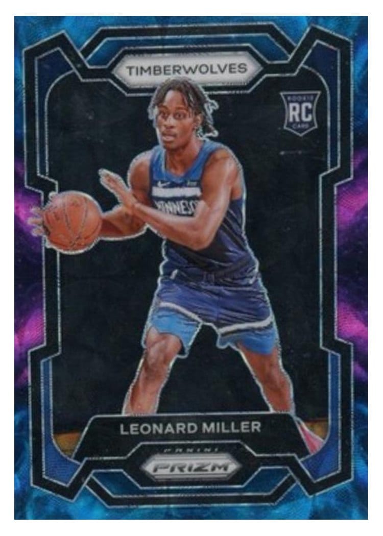 2023-24 Panini Prizm Base Set Leonard Miller #155 card