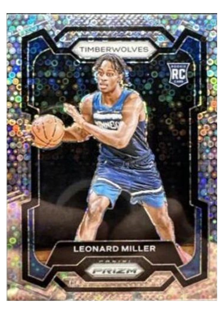 2023-24 Panini Prizm Base Set Leonard Miller #155 card