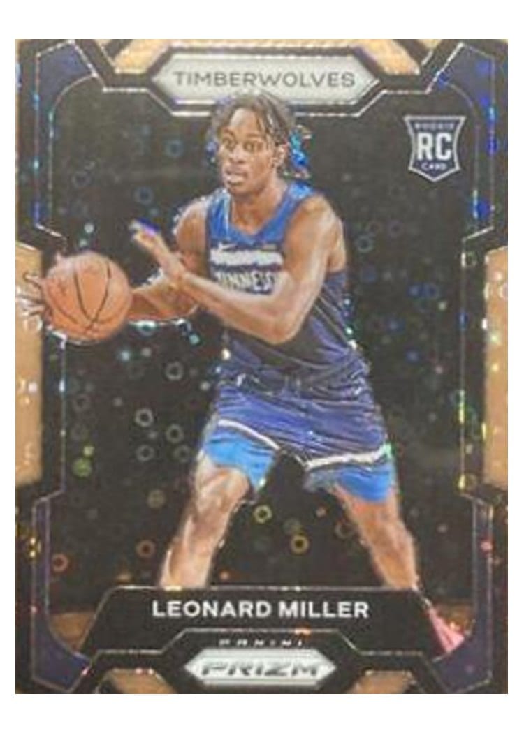 2023-24 Panini Prizm Base Set Leonard Miller #155 card