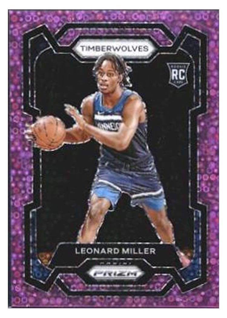 2023-24 Panini Prizm Base Set Leonard Miller #155 card