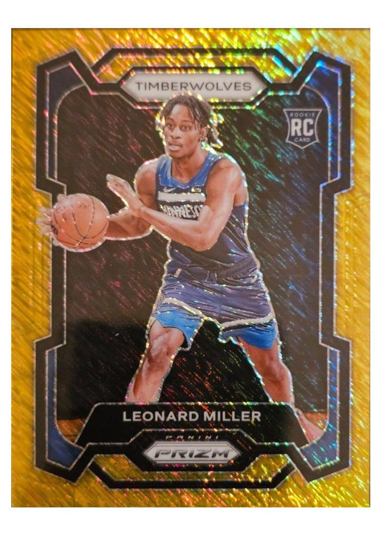 2023-24 Panini Prizm Base Set Leonard Miller #155 card