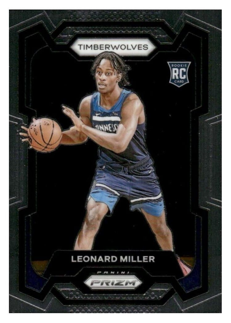 2023-24 Panini Prizm Base Set Leonard Miller #155 card