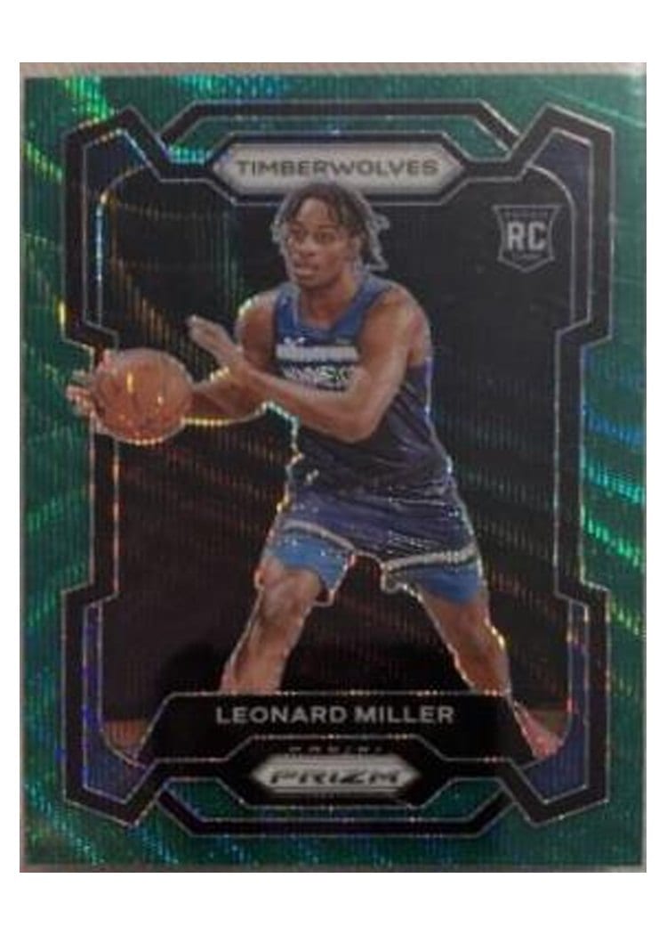 2023-24 Panini Prizm Base Set Leonard Miller #155 card